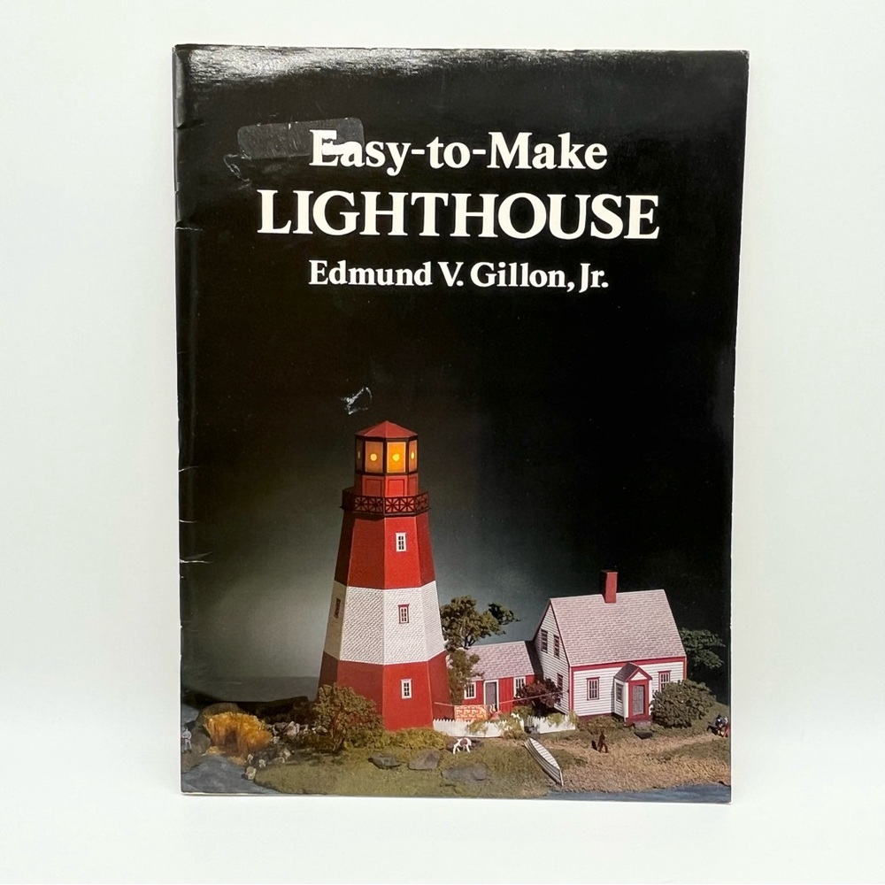 Easy to Make Lighthouse by Edmund V. Gillon Paperback Paper Model Craft Book